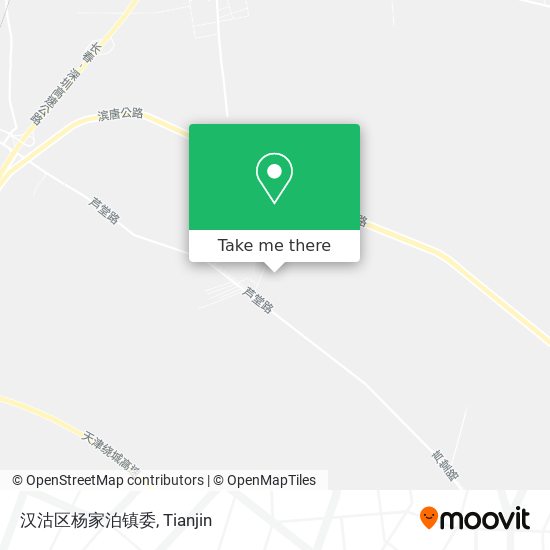 汉沽区杨家泊镇委 map