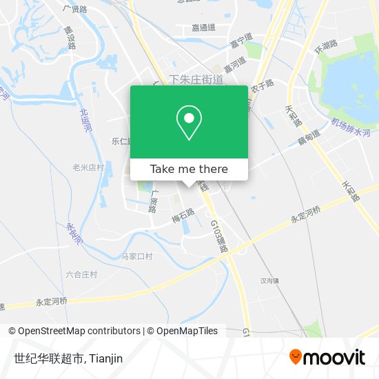 世纪华联超市 map