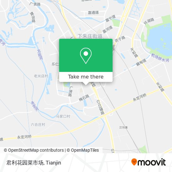 君利花园菜市场 map