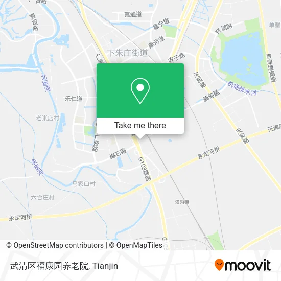 武清区福康园养老院 map