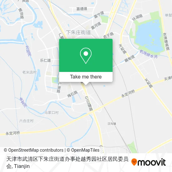 天津市武清区下朱庄街道办事处越秀园社区居民委员会 map
