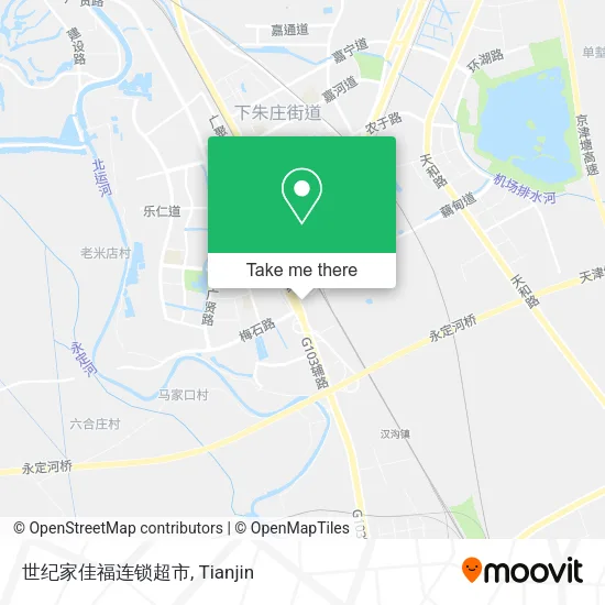 世纪家佳福连锁超市 map