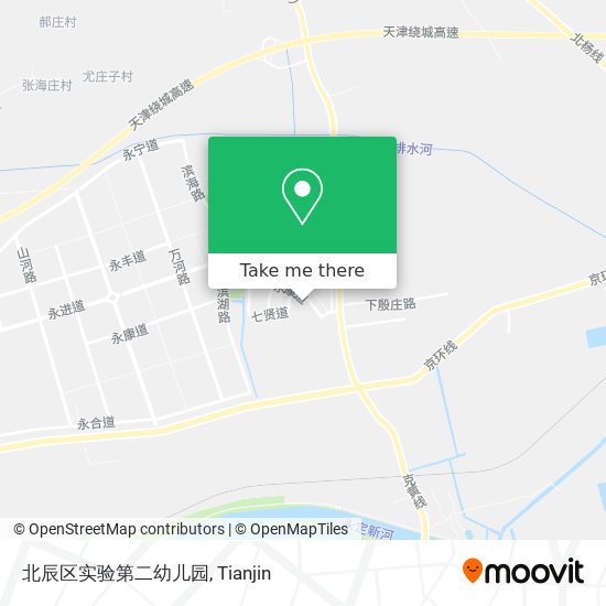 北辰区实验第二幼儿园 map