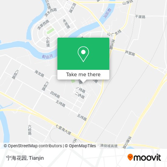 宁海花园 map