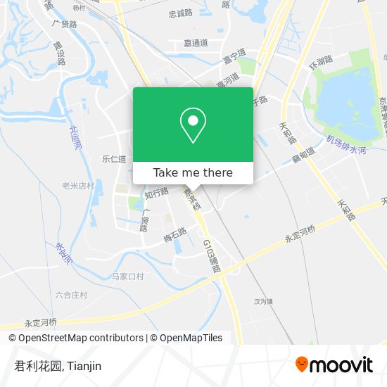 君利花园 map