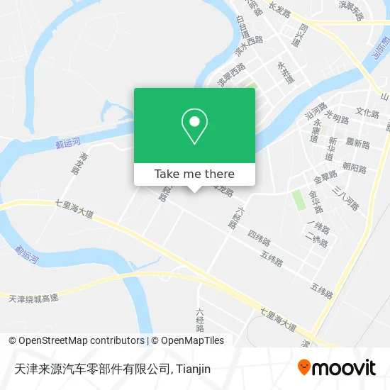 天津来源汽车零部件有限公司 map
