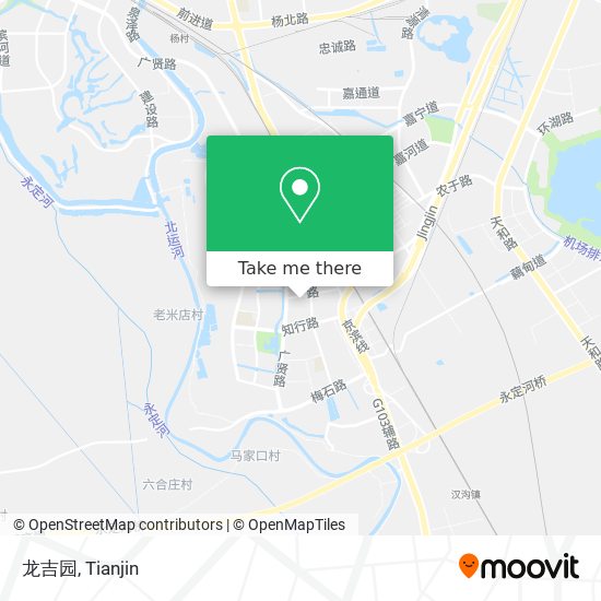 龙吉园 map