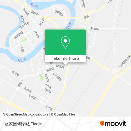 赵家园榕泽城 map