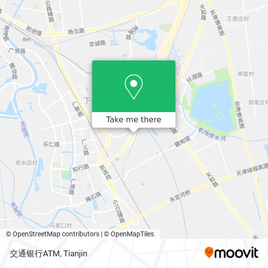 交通银行ATM map