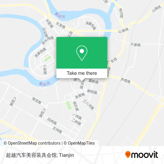 超越汽车美容装具会馆 map