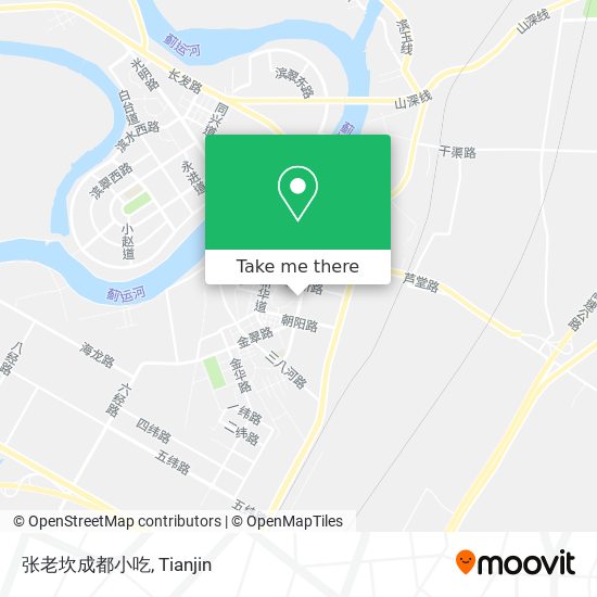 张老坎成都小吃 map