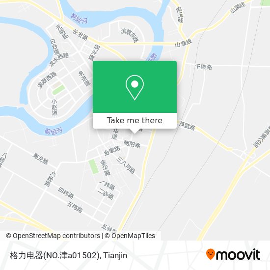 格力电器(NO.津a01502) map