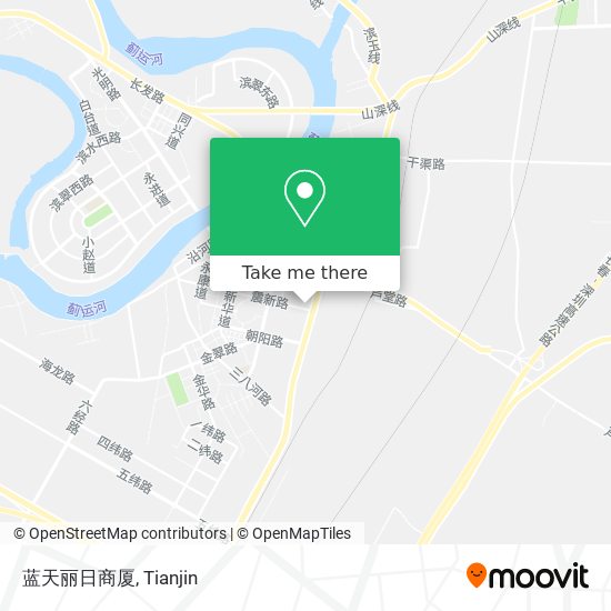 蓝天丽日商厦 map