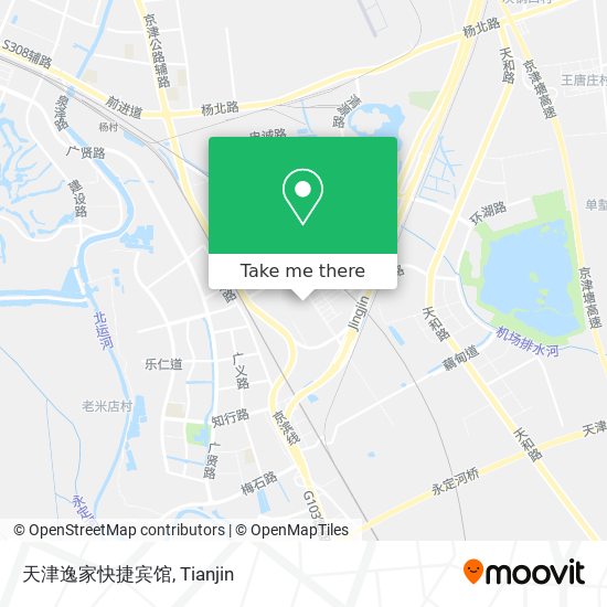 天津逸家快捷宾馆 map