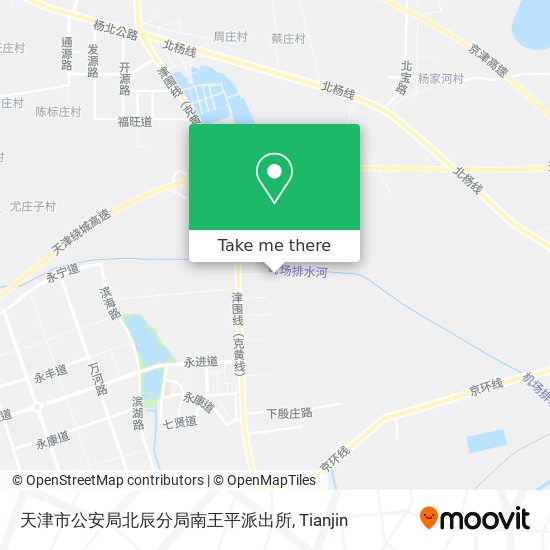 天津市公安局北辰分局南王平派出所 map