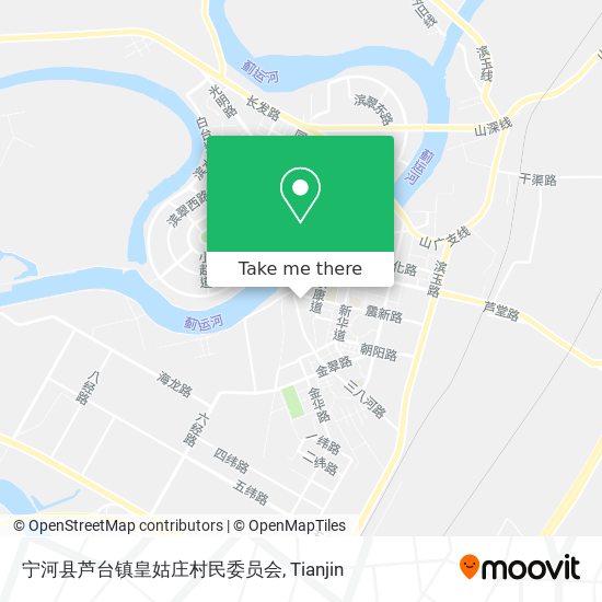 宁河县芦台镇皇姑庄村民委员会 map
