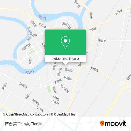 芦台第二中学 map