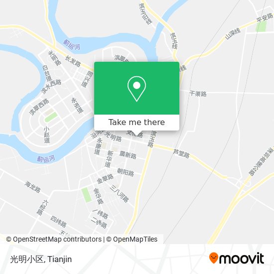光明小区 map