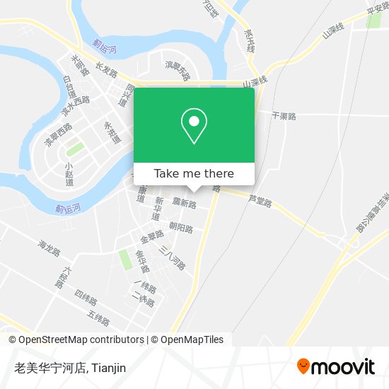 老美华宁河店 map