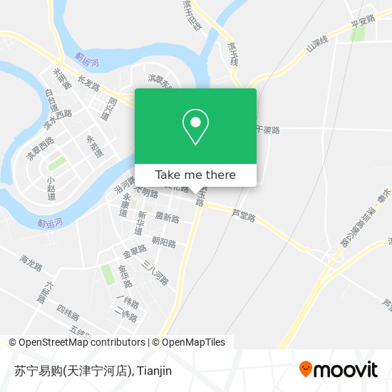 苏宁易购(天津宁河店) map