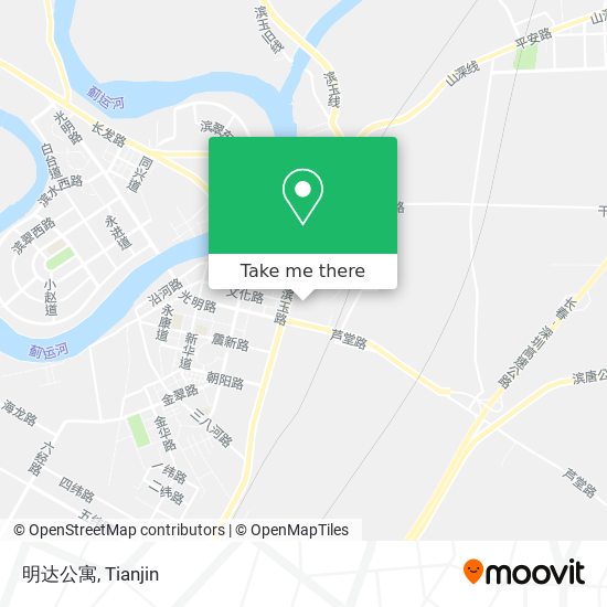明达公寓 map