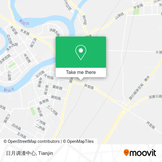 日月调漆中心 map