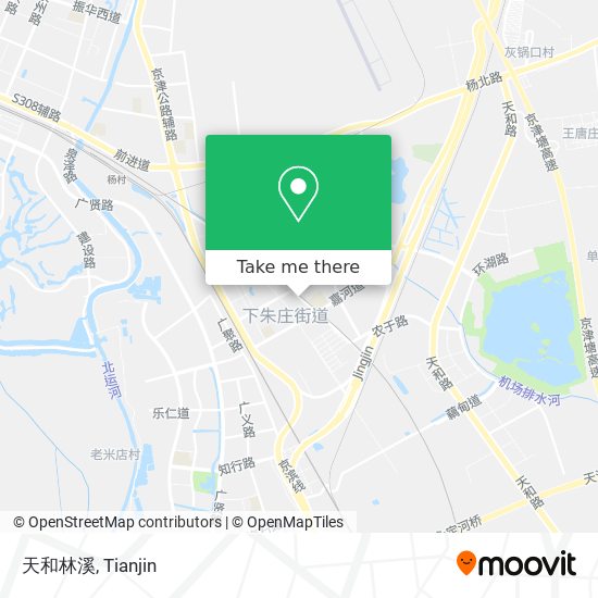 天和林溪 map