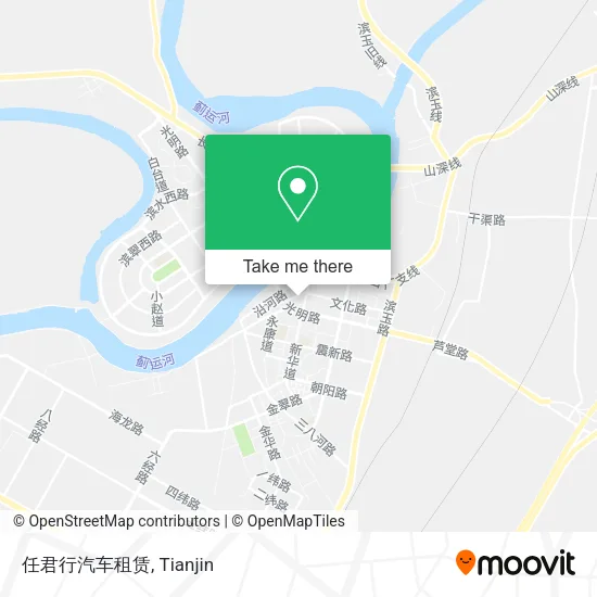 任君行汽车租赁 map
