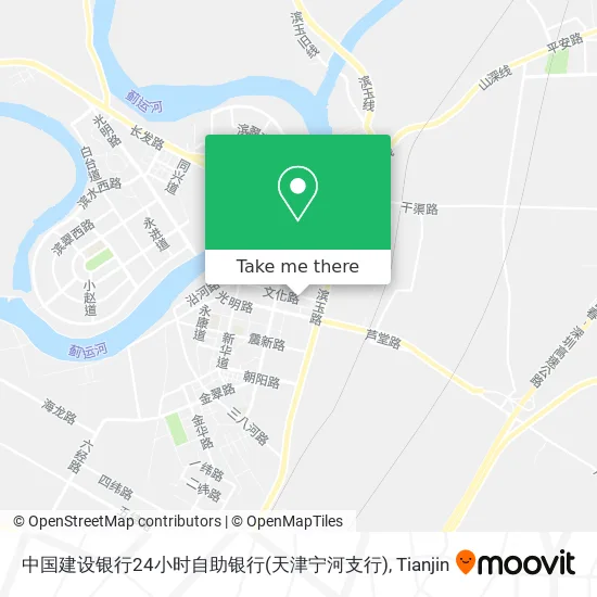 中国建设银行24小时自助银行(天津宁河支行) map