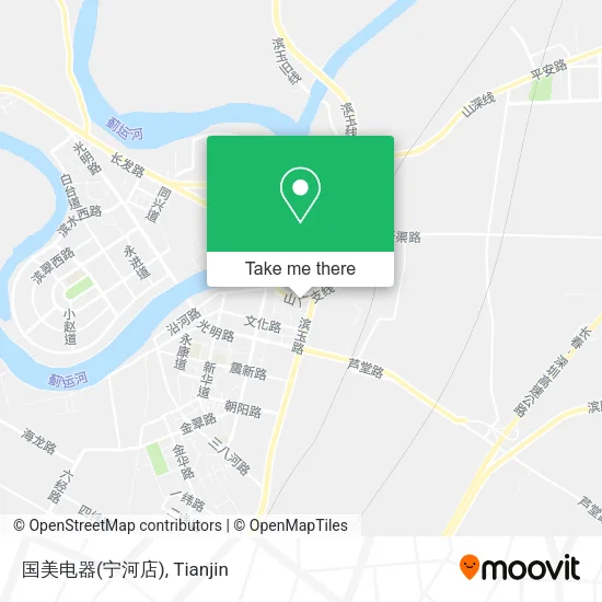 国美电器(宁河店) map