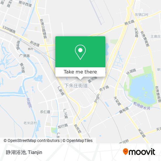 静湖浴池 map