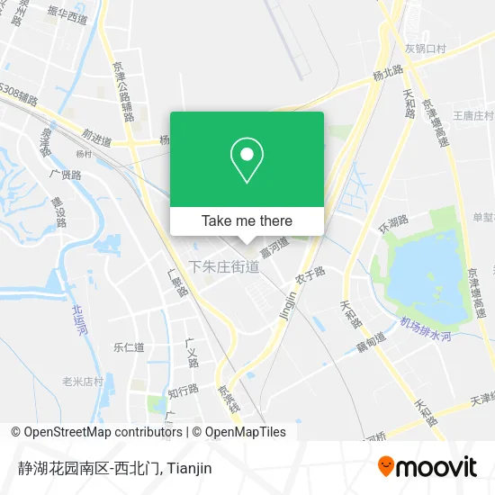 静湖花园南区-西北门 map