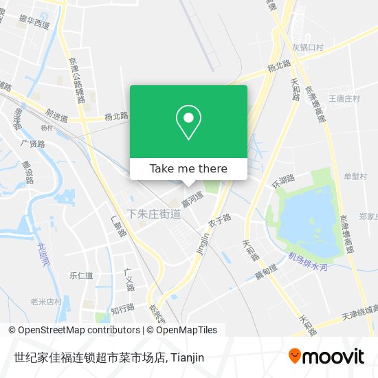 世纪家佳福连锁超市菜市场店 map