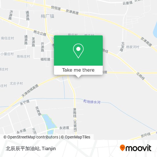 北辰辰平加油站 map