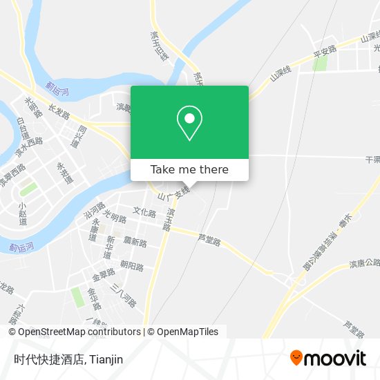 时代快捷酒店 map
