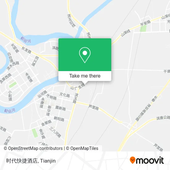 时代快捷酒店 map