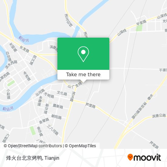 烽火台北京烤鸭 map