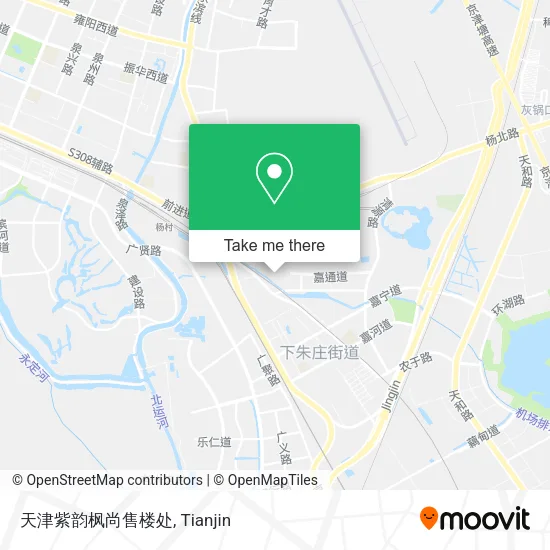 天津紫韵枫尚售楼处 map