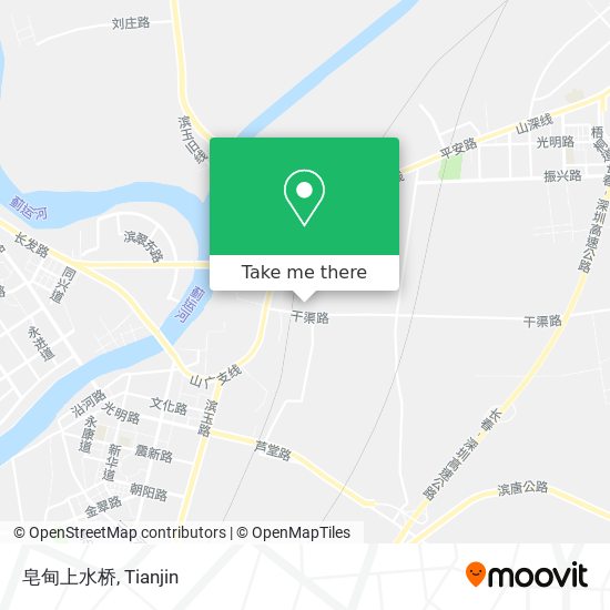 皂甸上水桥 map