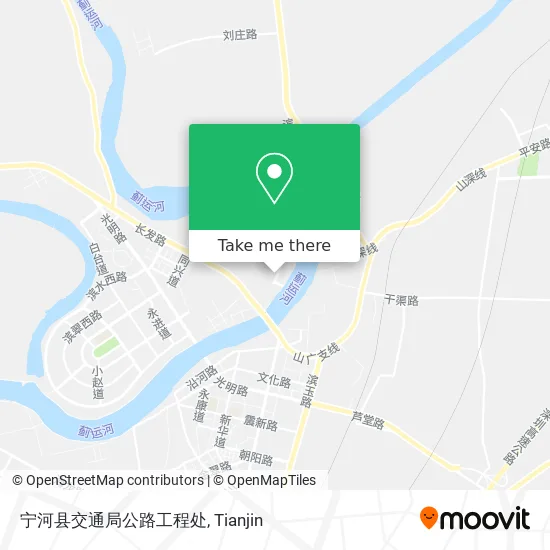 宁河县交通局公路工程处 map