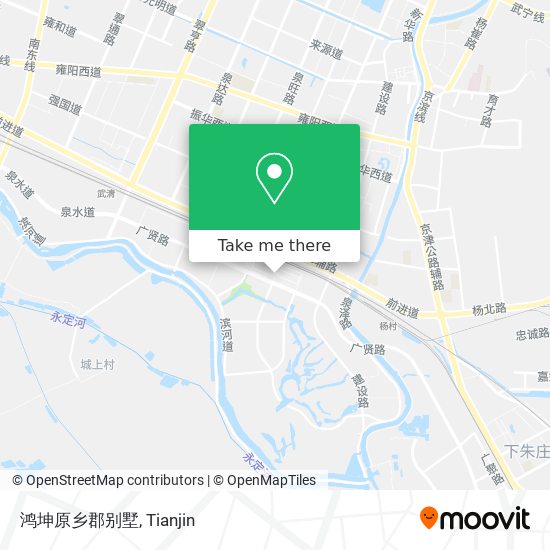 鸿坤原乡郡别墅 map