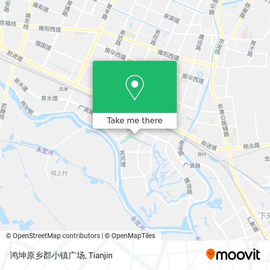 鸿坤原乡郡小镇广场 map