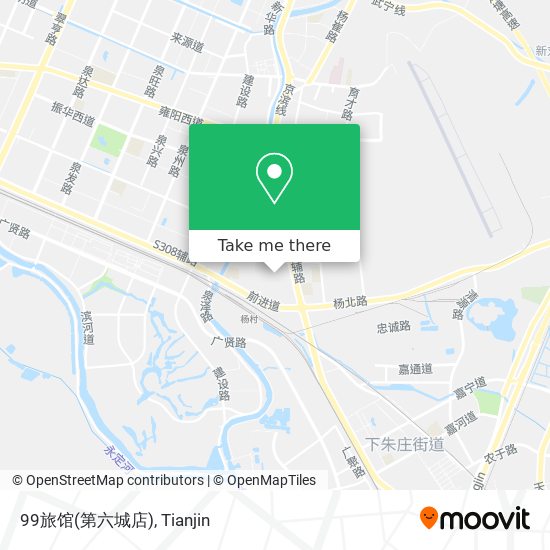 99旅馆(第六城店) map