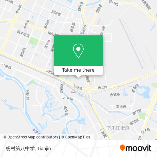 杨村第八中学 map