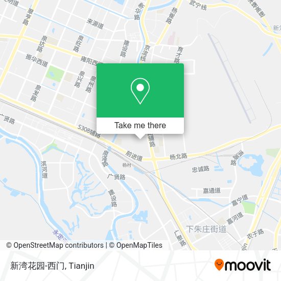 新湾花园-西门 map