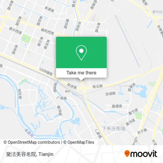 黛洁美容名院 map