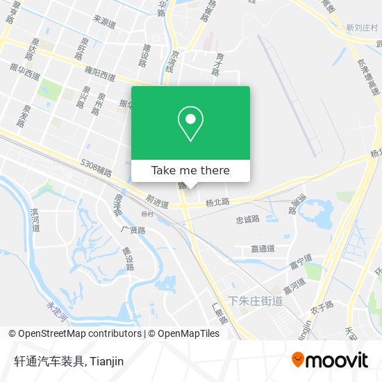 轩通汽车装具 map