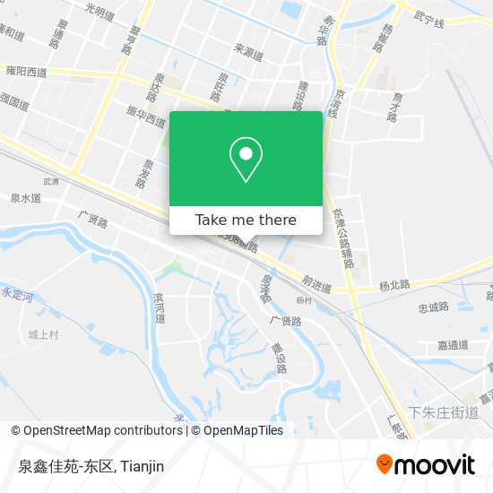 泉鑫佳苑-东区 map