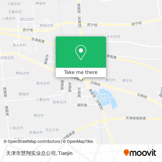 天津市慧翔实业总公司 map