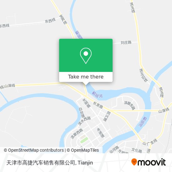 天津市高捷汽车销售有限公司 map